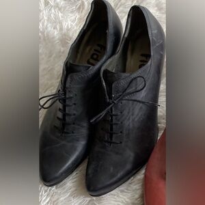 Womens Fidji BLACK  cute heeled casual loafers  shoes, Size EU 41